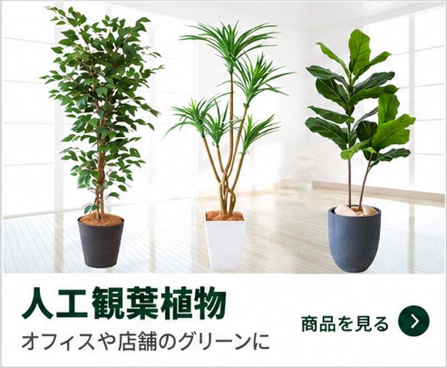 人工観葉植物｜オフィスや店舗のグリーンに